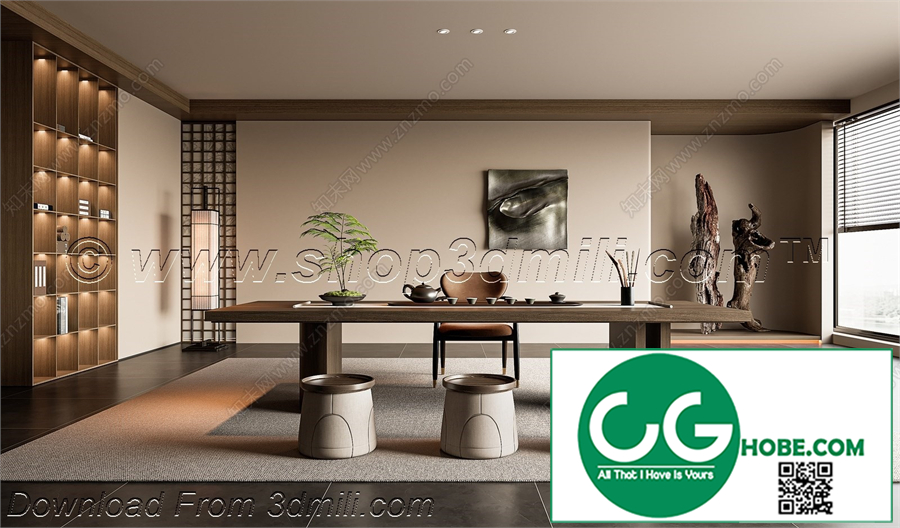 Tea Room 35 3D Model